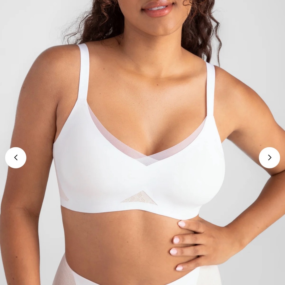 Honeylove White Seamless Bra